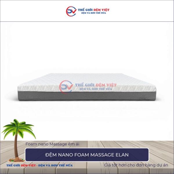 Đệm nano foam Massage Elan